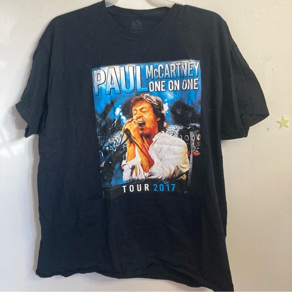 Fruit of the Loom Other - Paul McCartney 2017 one on one tour shirt black 2XL from the MSG show. Worn 1x